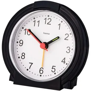 Wekker Classic, geluidsarm Wekker radio Zwart van Hama – productfoto 1 van 2