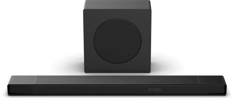 AX3120Q - Soundbar met draadloze subwoofer - 3.1.2 kanalen - 440 W van Hisense in Zwart – productfoto