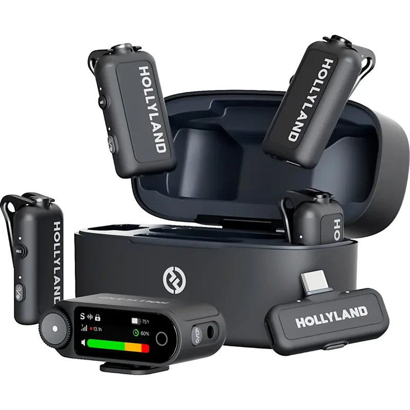 Lark Max 2 Combo Draadloze Microfoon 4 Eenheden by Hollyland – product photo