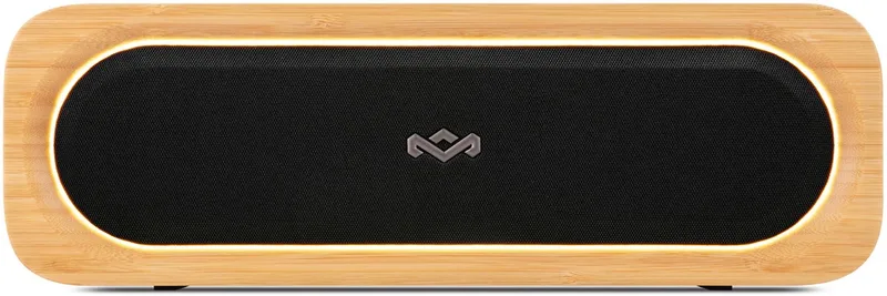 Get Together 3 Bluetooth Speaker Draadloos - 10 uur Batterijduur - Bass Boost - Aanpasbare Equalizer - Duurzaam - Led Design - Auracast Multipairing van House of Marley in Zwart – productfoto