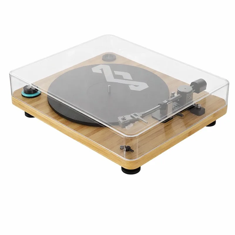 Platenspeler Stofkap - Duurzaam Hard Plastic - Transparant - Geschikt voor de Stir It Up / Stir It Up BT / Stir It Up Lux van House of Marley in Transparant – productfoto