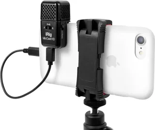 Dasspeld Smartphone microfoon IK Multimedia iRig Mic Cast HD Zendmethode:Kabelgebonden Incl. kabel von IK Multimedia – Produktfoto 2 von 2
