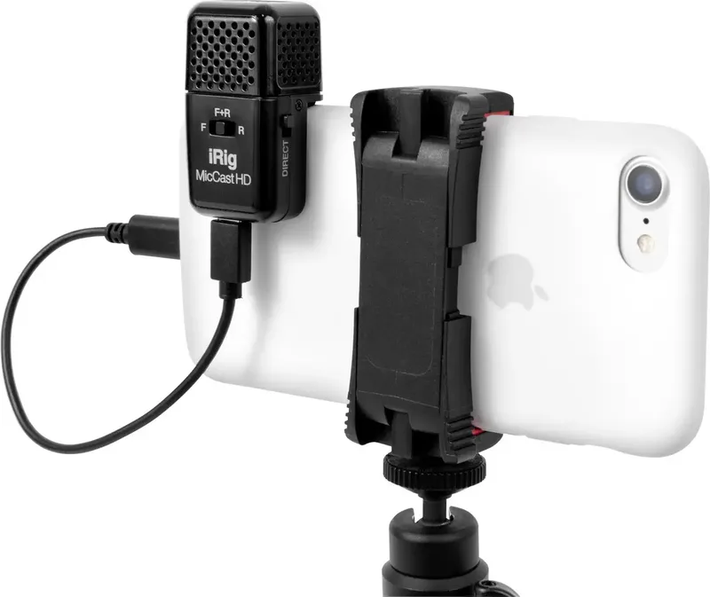 Dasspeld Smartphone microfoon IK Multimedia iRig Mic Cast HD Zendmethode:Kabelgebonden Incl. kabel von IK Multimedia – Produktfoto 2 von 2