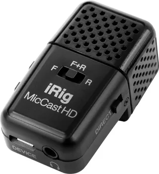 Dasspeld Smartphone microfoon IK Multimedia iRig Mic Cast HD Zendmethode:Kabelgebonden Incl. kabel von IK Multimedia – Produktfoto 1 von 2