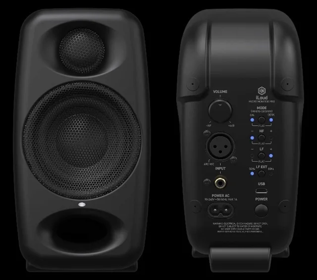 iLoud Micro Monitor Pro Black Immersive Bundle – 11‑kanaals compacte studio‑monitor set met ARC‑kalibratie