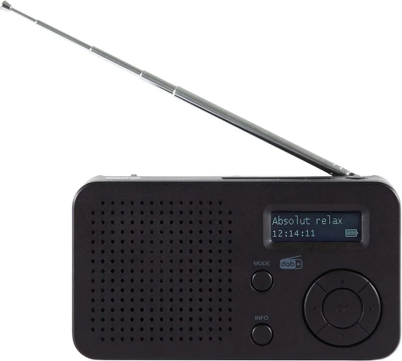 DABMAN 17 – DAB+ / FM Radio – Bluetooth – Compact & Draagbaar van Imperial in Zwart – productfoto