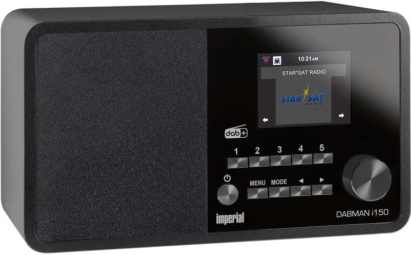 DABMAN i150 - Internetradio - DAB+ / FM Radio - USB speler van Imperial in Zwart – productfoto