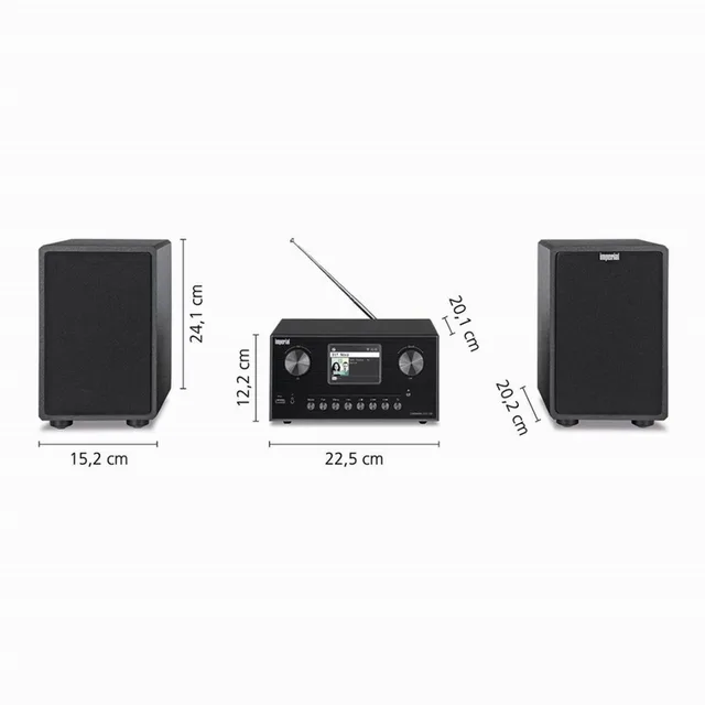 DABMAN i310 CD - Hybride Hifi Systeem - DAB+ / FM Radio - Internetradio - Bluetooth - CD Speler