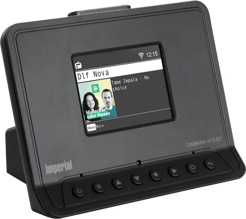 DABMAN i410 BT - Internetradio Ontvanger - DAB+ / FM - Tuner - Bluetooth - HiFi van Imperial in Zwart – 22-239-10 – productfoto 1 van 3