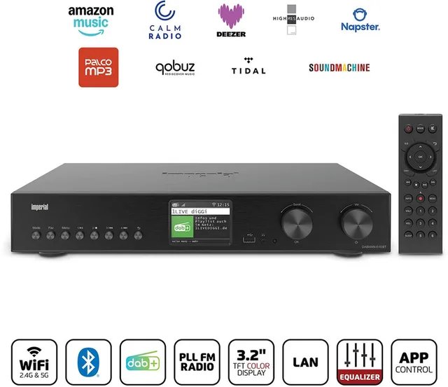 DABMAN i510 BT - Multifunctionele Radio - DAB+ / FM Radio - Internetradio - Bluetooth