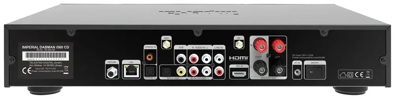DABMAN i560 CD - Alles in één HiFi-systeem - CD speler - DAB+ / FM Radio - Internetradio - Bluetooth by Imperial in Black – product photo 2 of 2