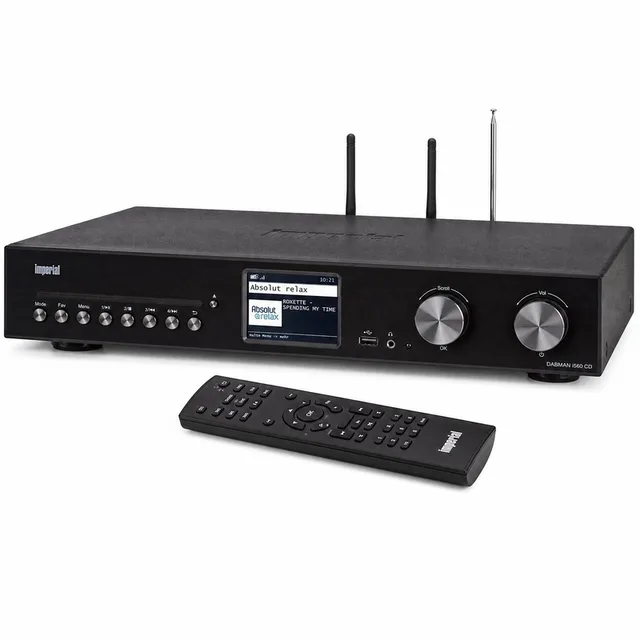 DABMAN i560 CD - Alles in één HiFi-systeem - CD speler - DAB+ / FM Radio - Internetradio - Bluetooth