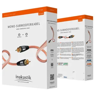 Star Ii Mono Cinch Kabel 5 M van In-Akustik – productfoto 2 van 2