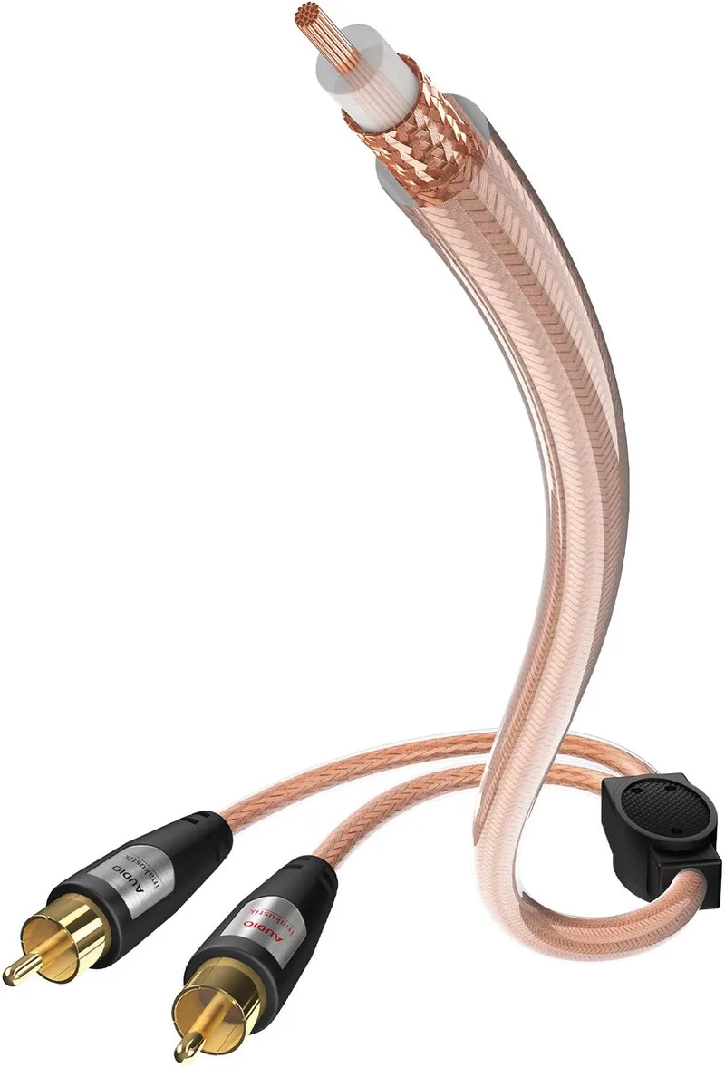 Star II Subwoofer kabel Y Cinch - 2x Cinch 2,0 m van In-Akustik in Transparant – productfoto