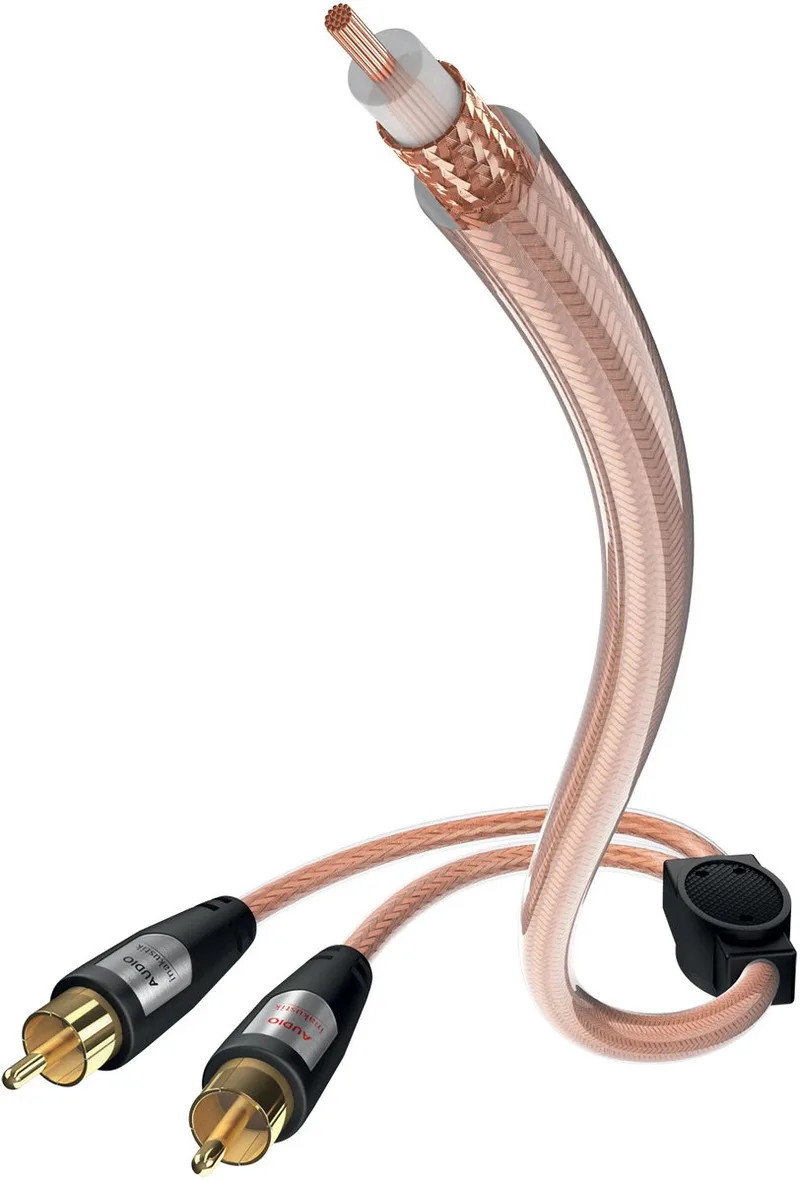Star II Subwoofer kabel Y Cinch - 2x Cinch 30 m van In-Akustik in Transparant – productfoto