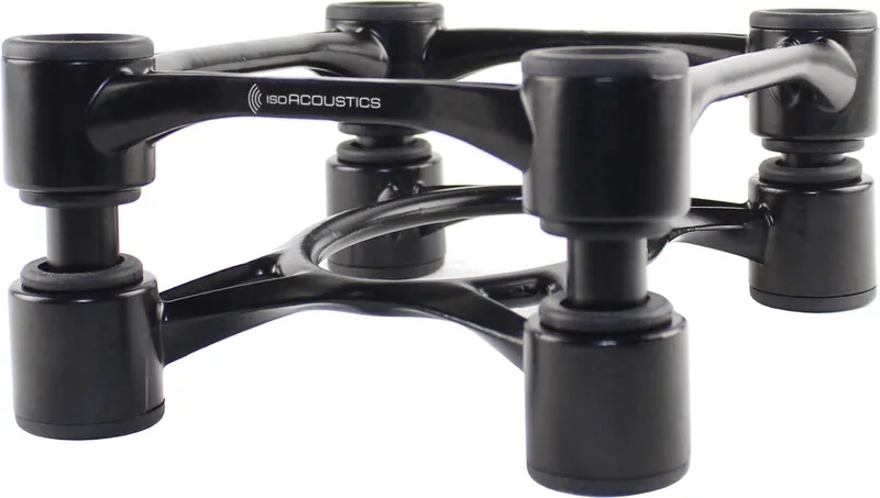 Aperta Isolator Monitor Speaker Stands, Per Paar, Zwart van IsoAcoustics in Zwart, Zilver – productfoto