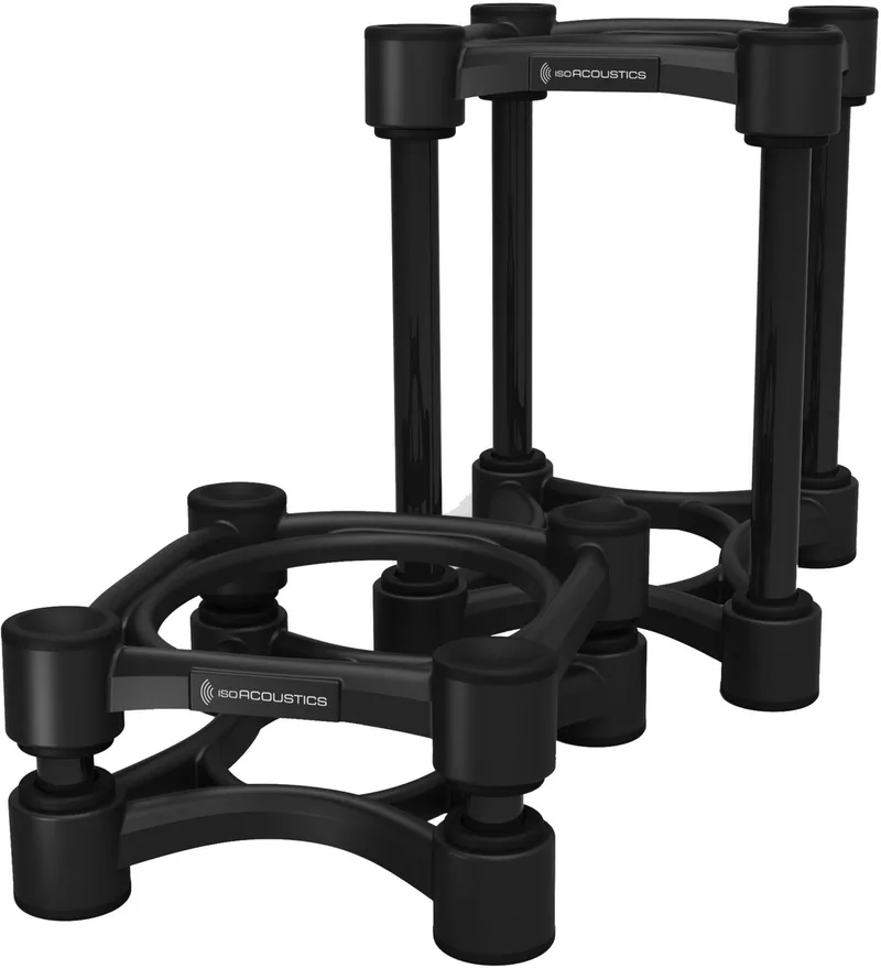 ISO-155 - Speakerstandaard (paar) van IsoAcoustics in Zwart – productfoto
