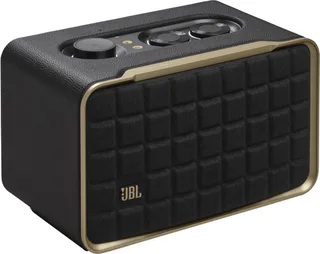 Authentics 200 - Premium WiFi Speaker met Retro Design - Bluetooth & AirPlay - Chromecast & Spotify Connect - Multiroom Audio - Google Assistant & Alexa - Zwart van JBL in Authentics 200 – productfoto 1 van 2