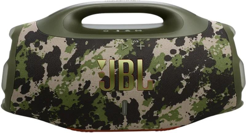 Boombox 4 - Portable Bluetooth Speaker - Draagbaar & Krachtig - Draadloze Muziek Box - 34 uur - Waterdicht - IP68 by JBL in Camouflage – product photo