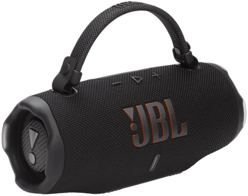 Charge 6 - Draadloze Bluetooth Speaker met Afneembare Draagriem - Portable Muziek Box - 28 uur - Waterdicht - IP68 van JBL in Zwart – productfoto