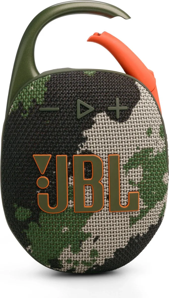 Clip 5 - Draagbare Bluetooth Mini Speaker - Met Haak om te hangen - Draadloos Muziek Box - 12 uur - Waterbestendig - IP67 van JBL in Camo – productfoto 1 van 2