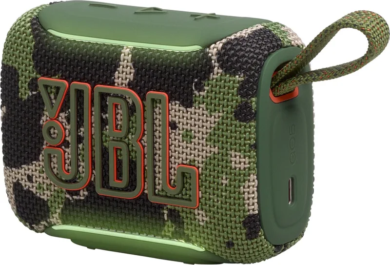 Go 5 - Draadloze Bluetooth Mini Speaker – Voor Onderweg en Thuis – Sfeerverlichting - Draadloos Muziek Box – Boxje - 10 uur - IP68 - Waterdicht van JBL in Squad – productfoto