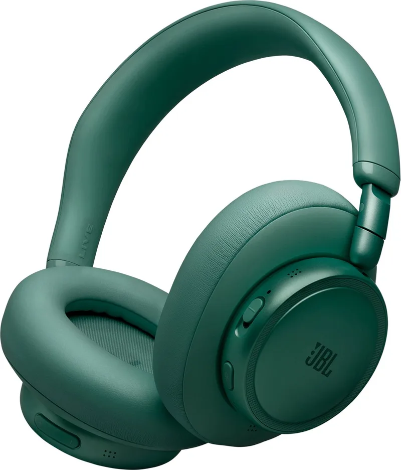 Live 780NC - NIEUW - Draadloze Noise Cancelling Koptelefoon - Bluetooth Over-Ear - 80 uur batterij - Hi-Res Audio - Multipoint by JBL in Green – product photo