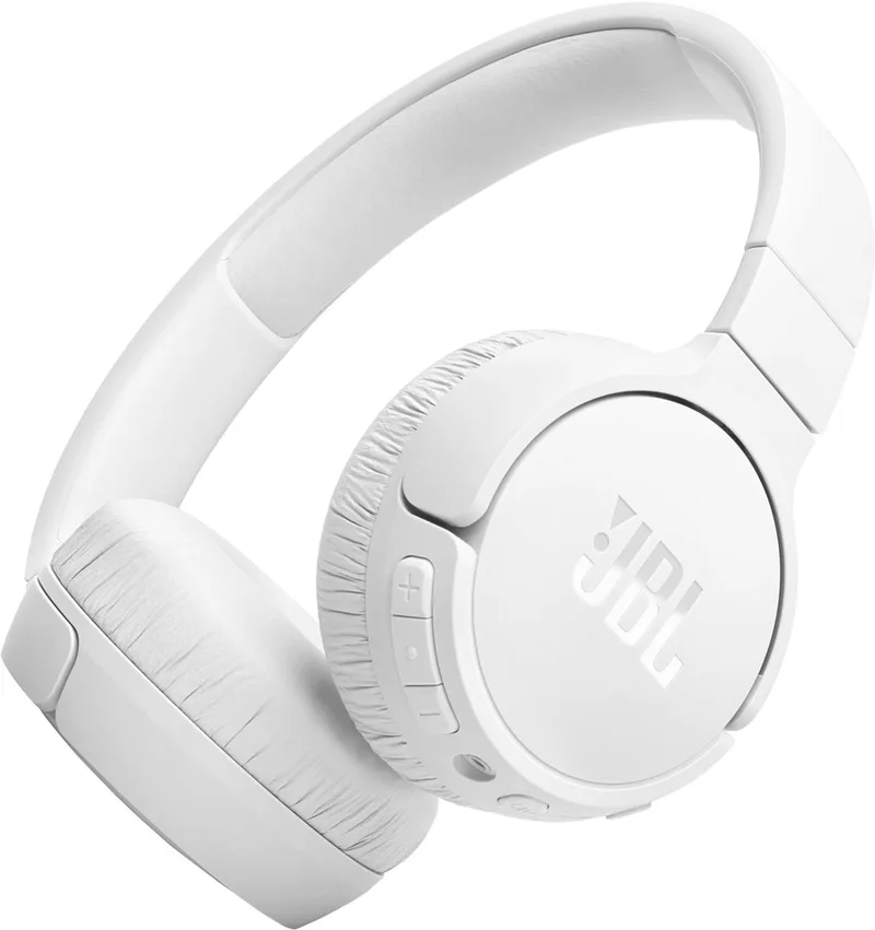Tune 670NC - Draadloze Noise Cancelling Koptelefoon - Bluetooth - On-ear - 70 uur batterij van JBL in Wit – productfoto