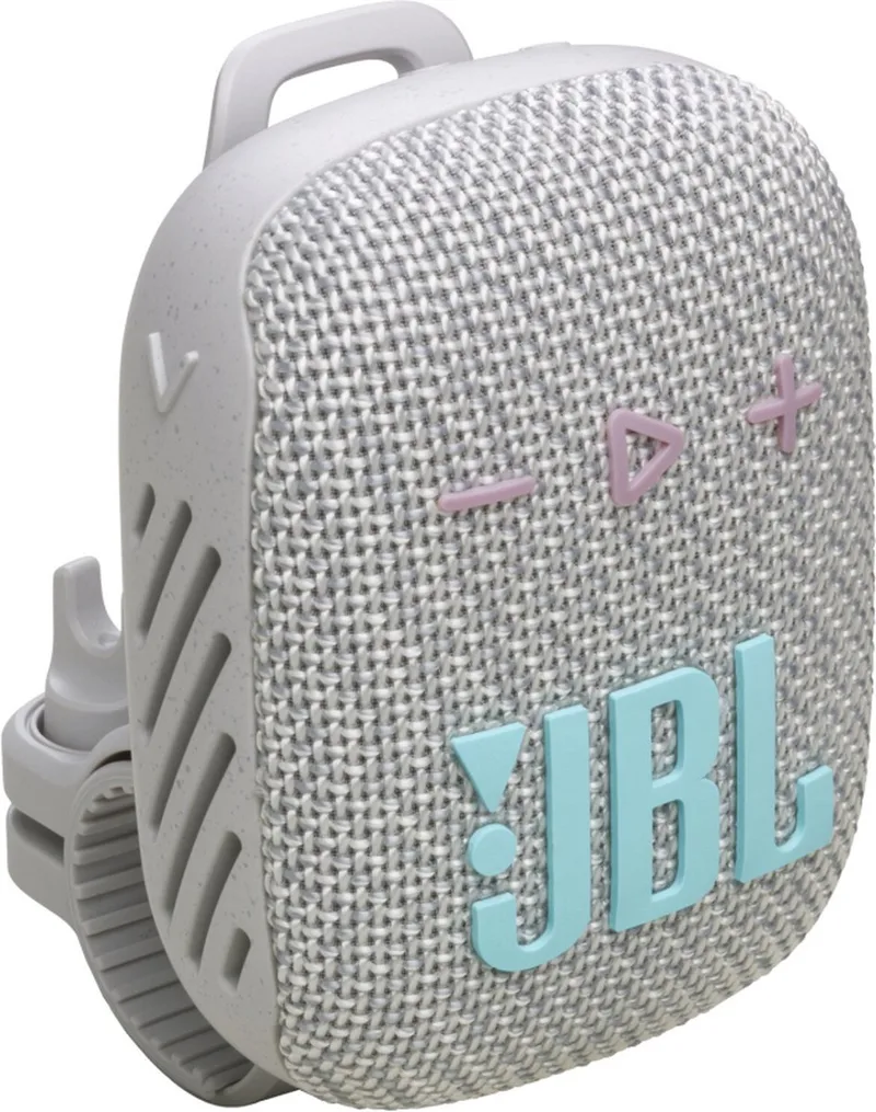 Wind 3S - Draagbare Mini Bluetooth Speaker - Waterdicht - met gratis Handlebar-mount de JBL en Gris – photo produit