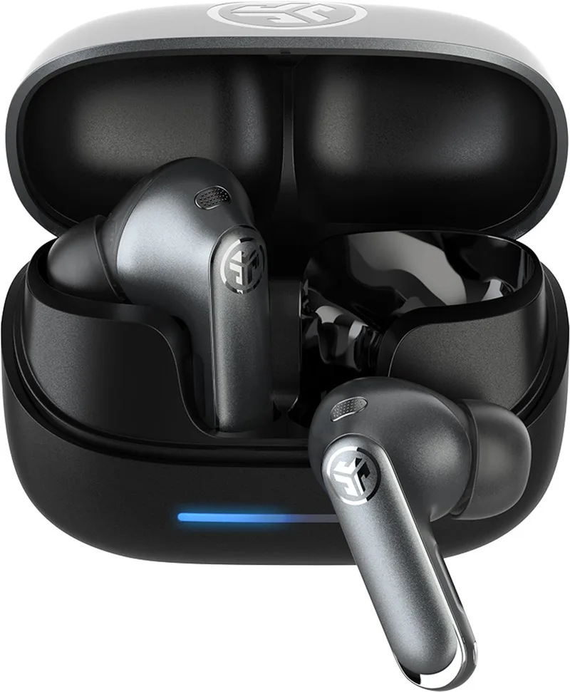 Epic Pods ANC Draadloze Oordopjes - Bluetooth Oortjes - Tap en Knijpbediening - Noise Cancelling - Knowles Drivers - Equalizer Instellingen - LabSpatial - 60 Uur Batterij - Snelladen van JLab in Zwart – productfoto