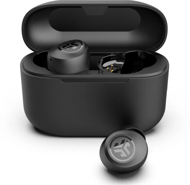 Go Pop Draadloze Oordopjes - Bluetooth Oortjes Draadloos - 35 uur Batterijduur - Met Microfoon - Geschikt voor Android en Apple by JLab in Black – product photo