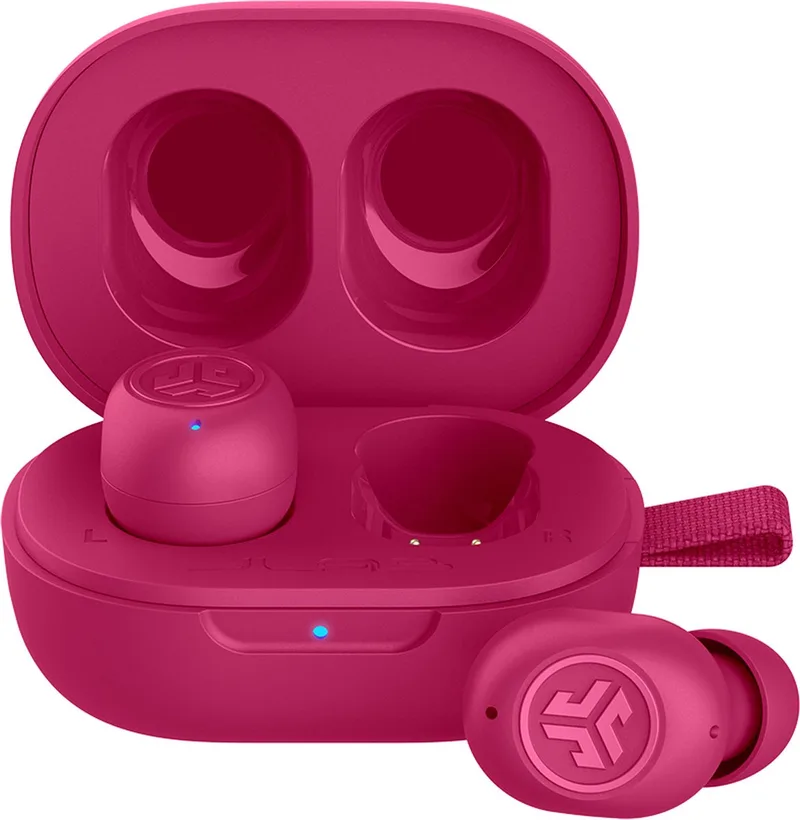 JBuds Mini Draadloze Oordopjes - Bluetooth Oortjes Draadloos - 20 uur Batterijduur - Klein Design - Noise Cancelling Microfoon - Touch Sensoren - Multipoint van JLab in Roze – productfoto