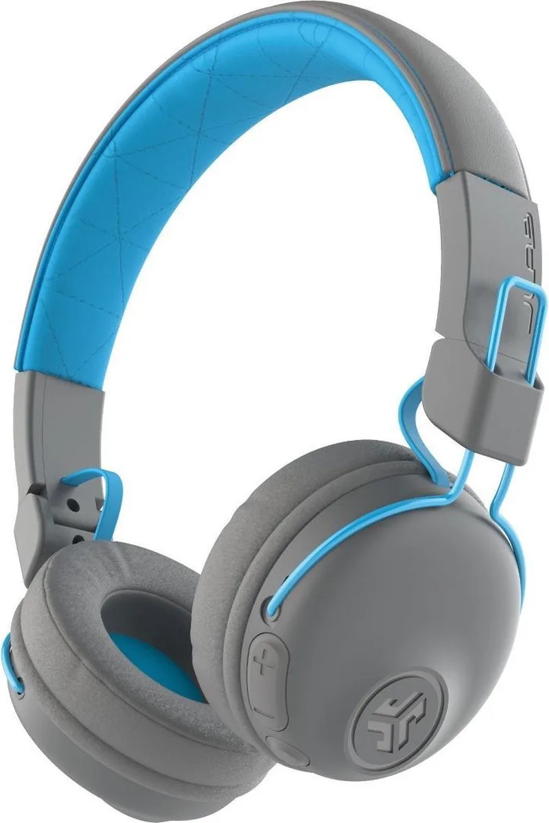 Studio bluetooth hoofdtelefoon - 30 uur afspeeltijd - Grijs/blauw van JLab in Grijs – productfoto