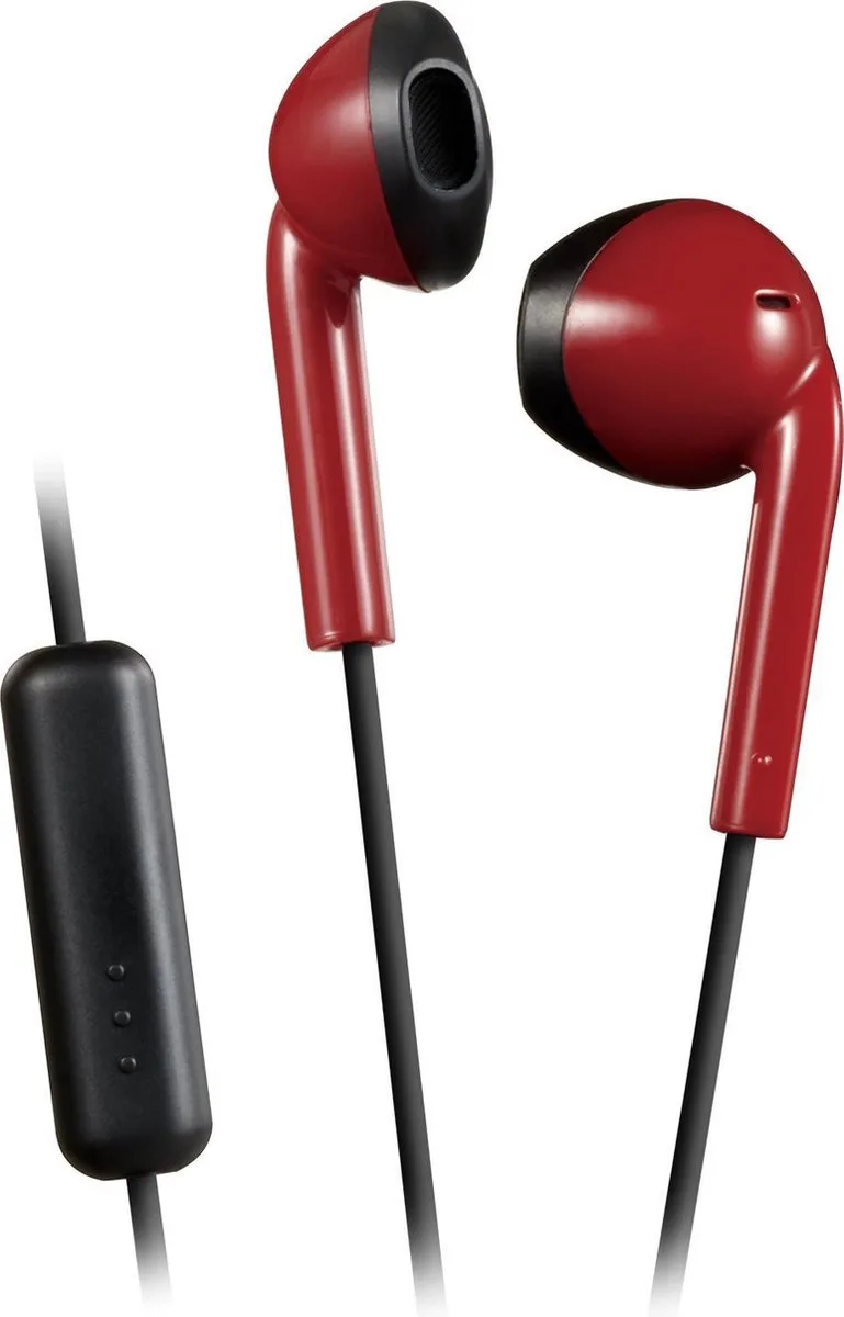 HA-F19M-RB-E In Ear - Rood/Grijs van JVC in Rood, Donker grijs – productfoto