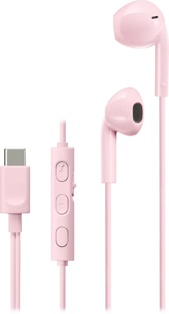 HA-FR17UC - In-Ear USB-C Stereo Headset + Remote by JVC in Pink – product photo