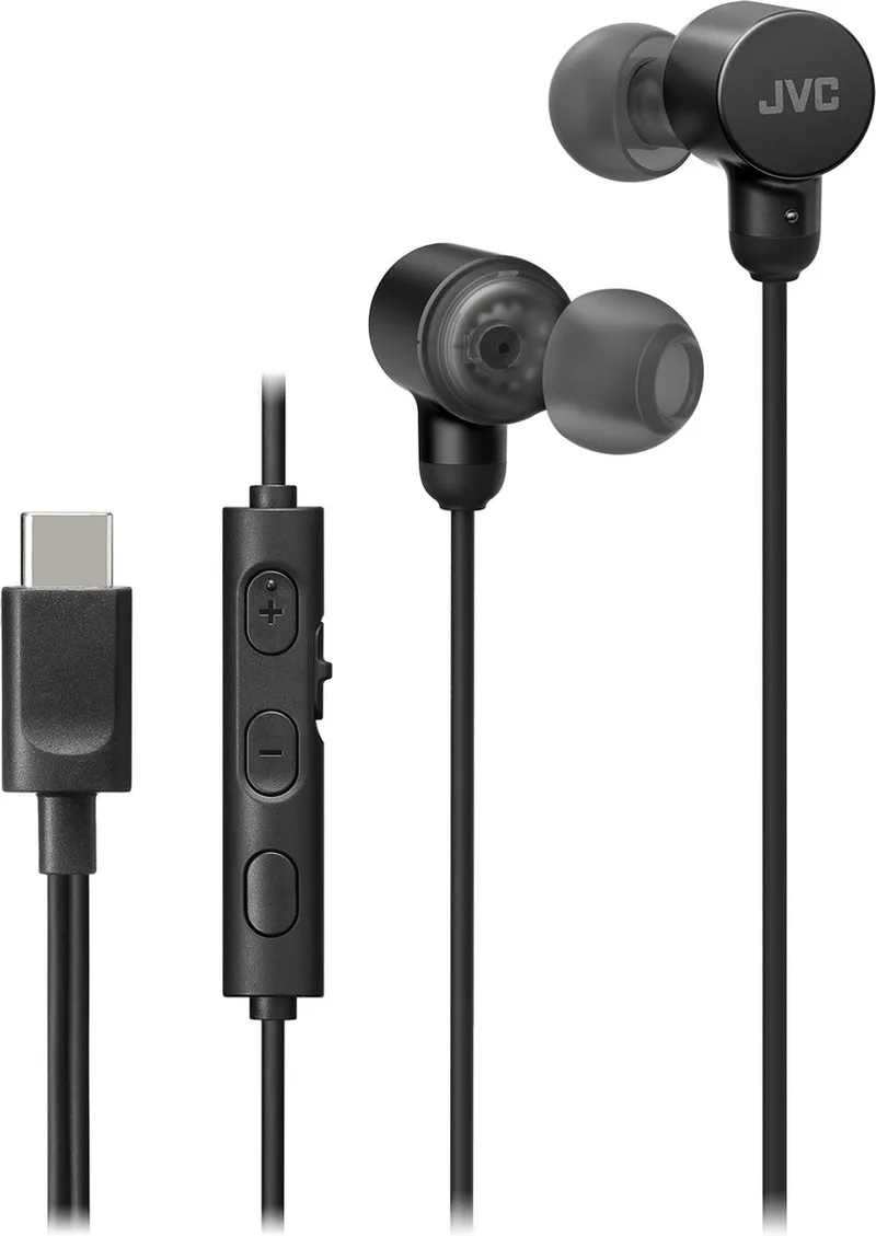 HA-FR29UC-B - In-Ear USB-C Oordopjes + Remote by JVC in Black – product photo