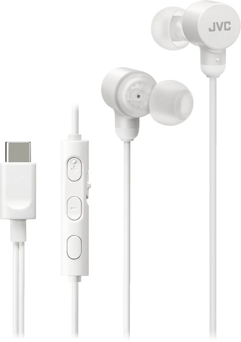 HA-FR29UC-W - In-Ear USB-C Oordopjes + Remote van JVC in Wit – productfoto