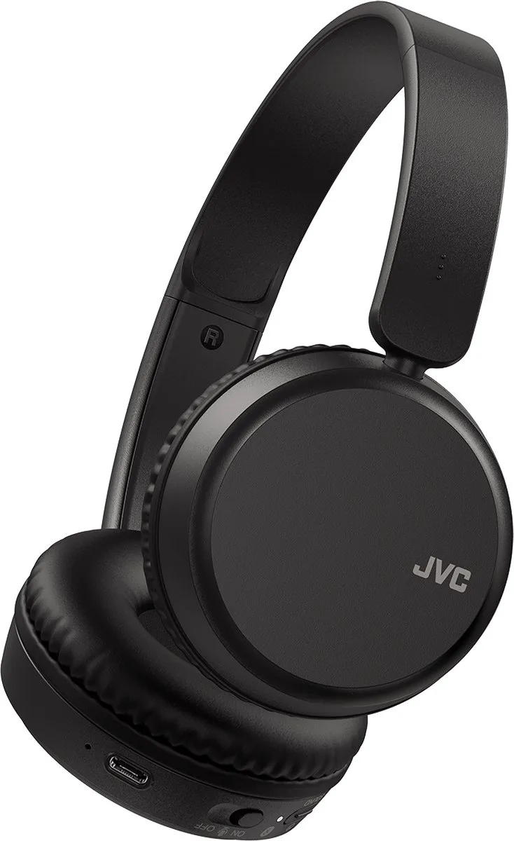 HA-S36W-B Opvouwbare Bluetooth on-ear hoofdtelefoon van JVC in Zwart – productfoto