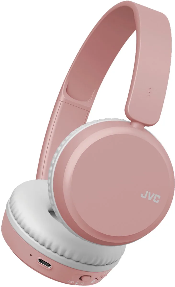 HA-S36W-P Opvouwbare Bluetooth on-ear hoofdtelefoon van JVC in Roze – productfoto