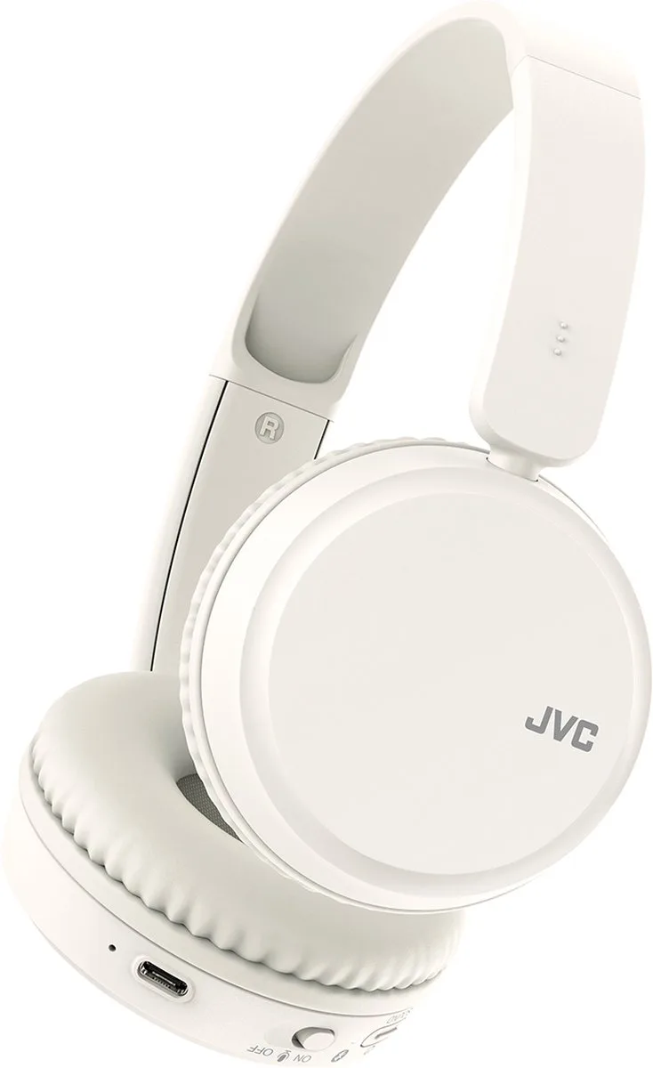 HA-S36W-W Opvouwbare Bluetooth on-ear hoofdtelefoon van JVC in Wit – productfoto