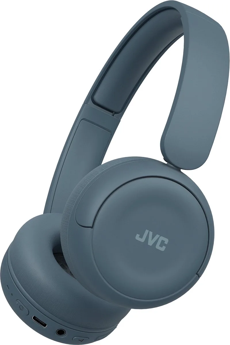 HA-S59W – Draadloze Hoofdtelefoon met 50 uur batterij en ultiem draagcomfort van JVC in Blauw – productfoto