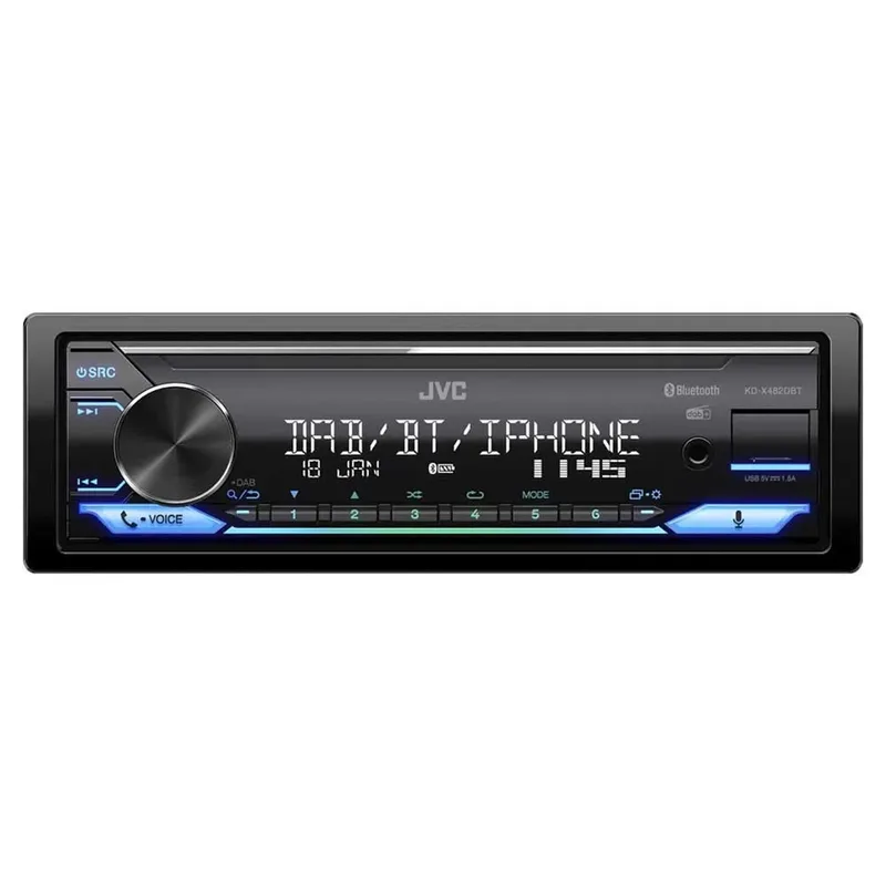KD X482DBT - Auto radio by JVC – product photo 2 of 3