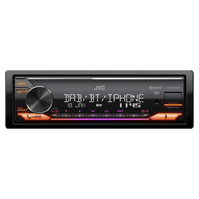 KD X482DBT - Auto radio by JVC – product photo 1 of 3