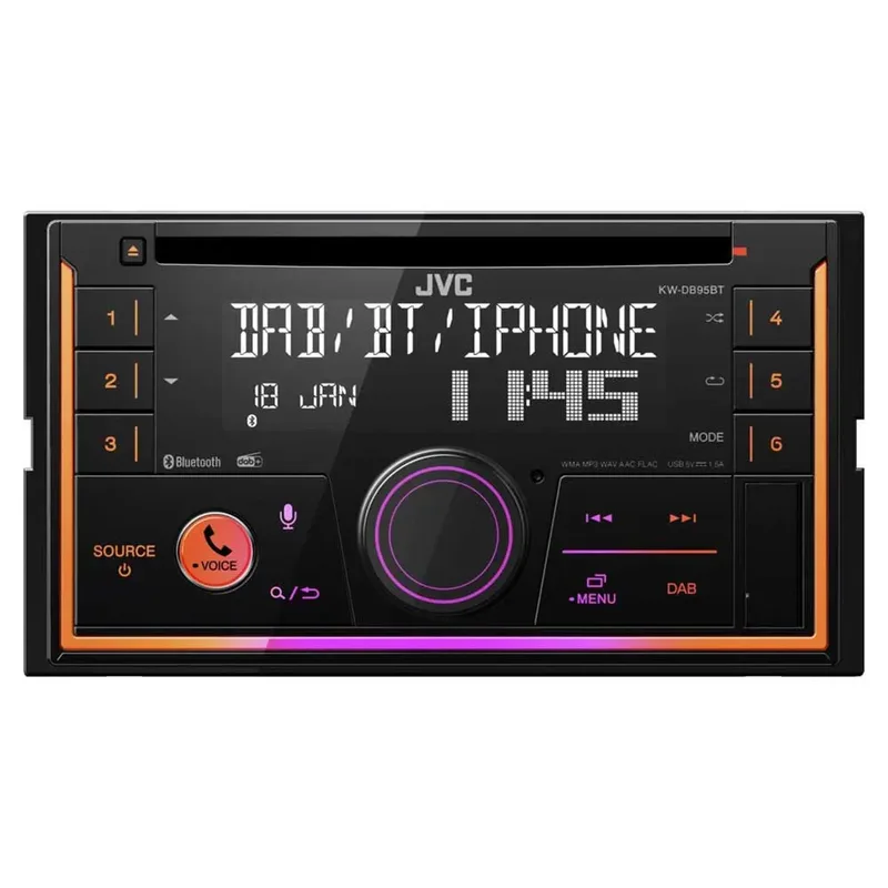 Kw DB95BT - Auto radio by JVC – product photo 2 of 3