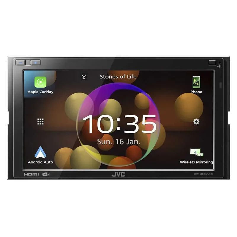 KW-M875DBW car media receiver by JVC – product photo 2 of 2