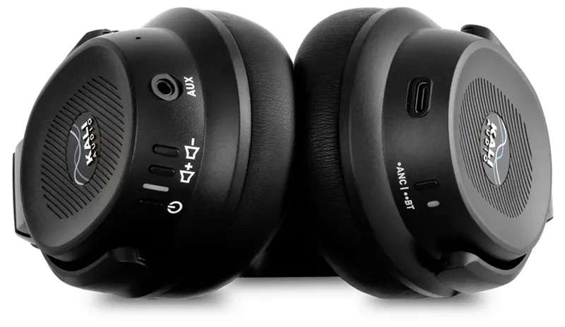 HP-1 Over Ear koptelefoon Kabel High-Resolution Audio Zwenkbare oorschelpen, Volumeregeling Studio von Kali Audio in Schwarz – Produktfoto 2 von 2
