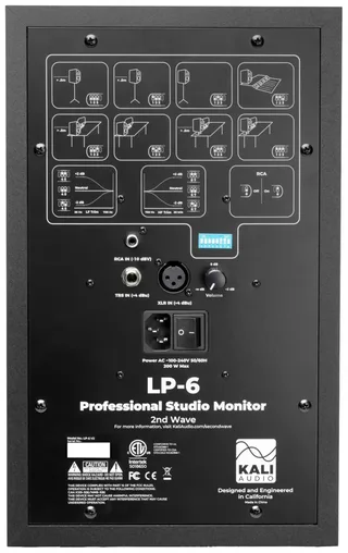 LP-6 2nd Wave - Professional Studio Monitor by Kali Audio in Black – product photo 2 of 2