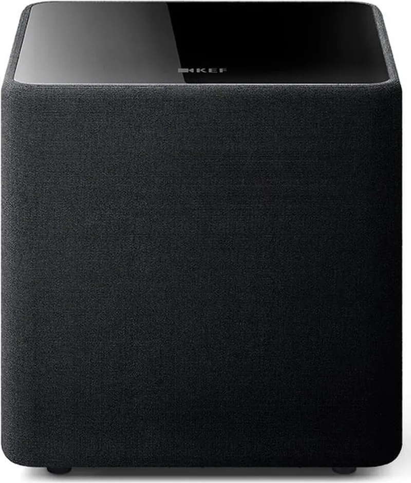 Kube 8 MIE Actieve Subwoofer van KEF in Zwart – productfoto