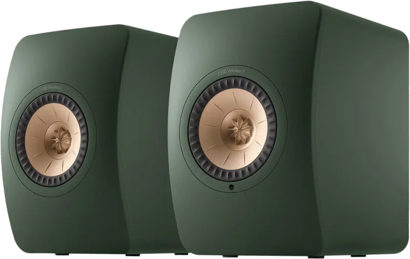LS50 Wireless II Dunkelgrün von KEF – Produktfoto