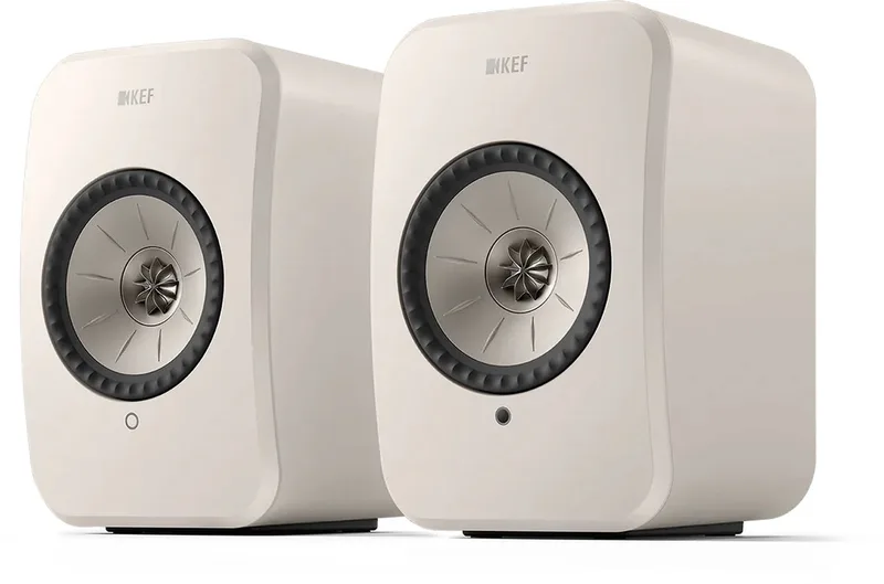 LSX II LT Draadloze HiFi-luidsprekers - Stone White van KEF in Wit – productfoto